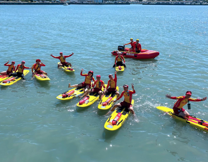 牧之原ライフセービングクラブへ支援