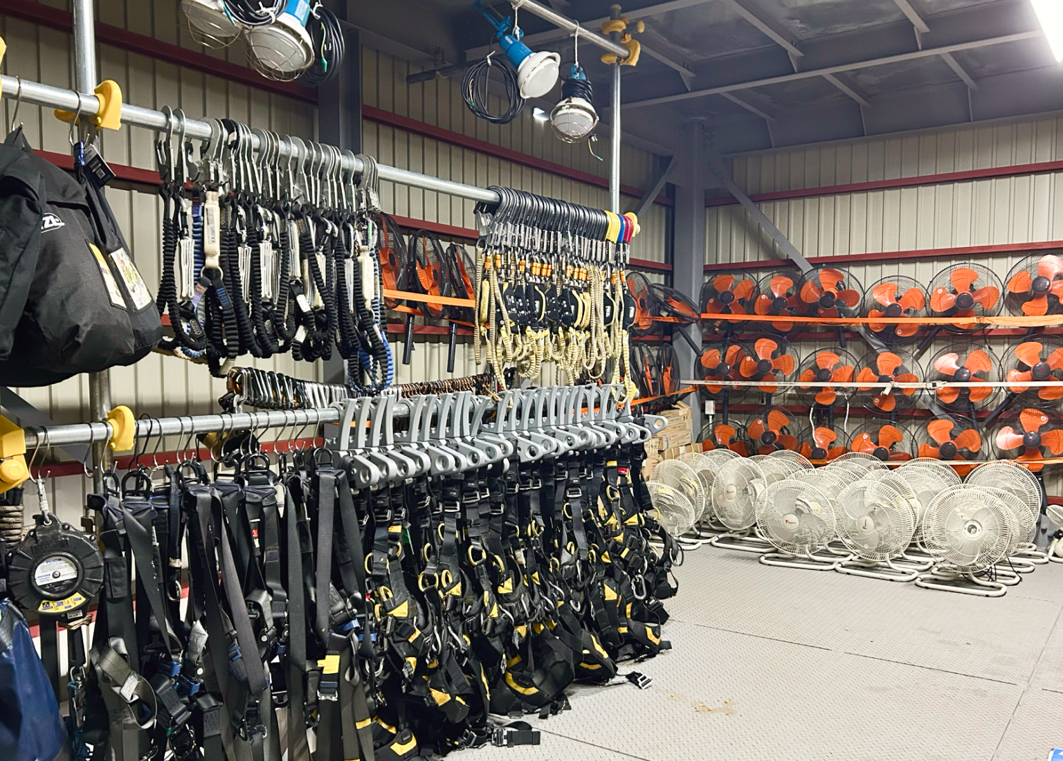 必要装備の完備